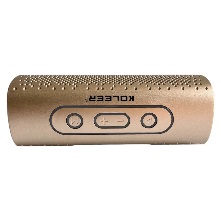 Parlante Bluetooth Koleer S819 Portátil 10W con Luces LED diseño metálico