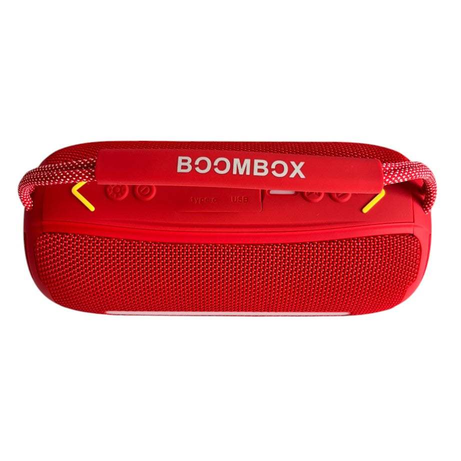 Parlante bluetooth Boombox 360  40W Luces LED y Correa