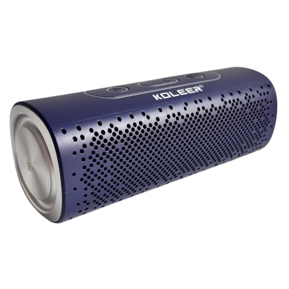 Parlante Bluetooth Koleer S819 Portátil 10W con Luces LED diseño metálico