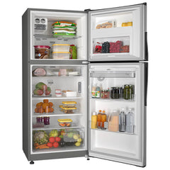 Nevera Whirlpool No Frost Congelador Superior 394 Litros WRJ43AKTWW Gris