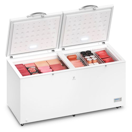 Congelador Horizontal ELECTROLUX Dual 708 Litros Brutos EFC70W3HTW Blanco