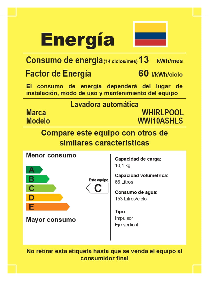 Lavadora WHIRLPOOL Carga Superior 12 Kilogramos WWI12ASHLS Gris