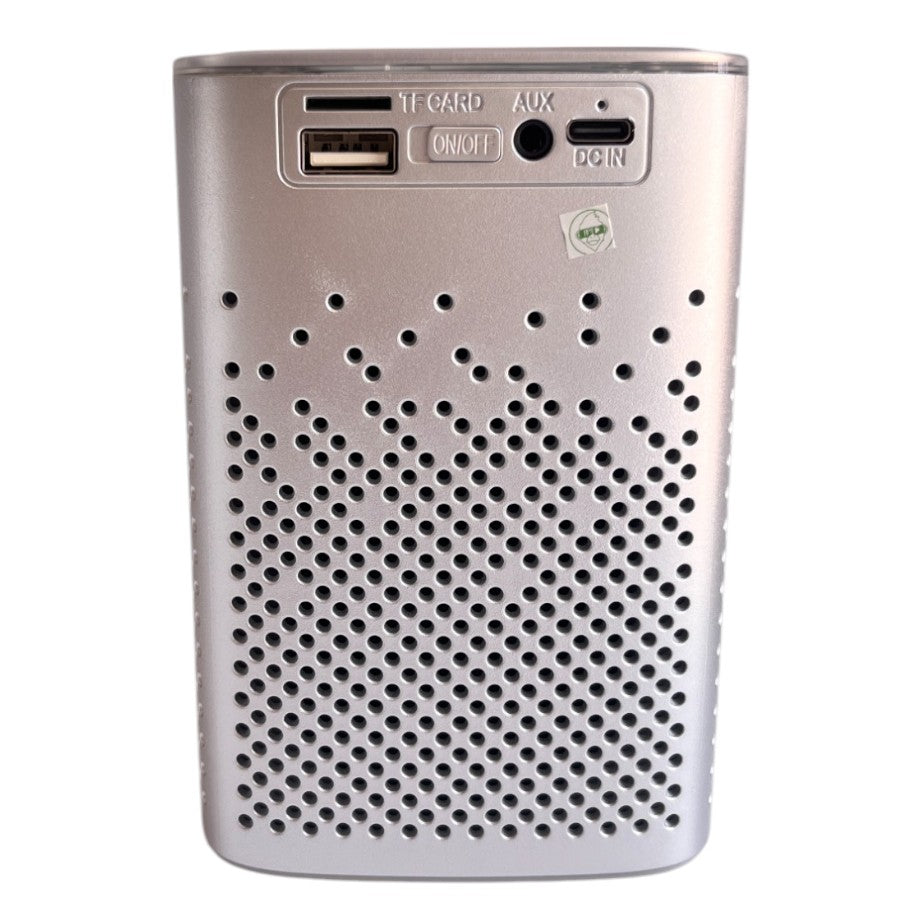 Parlante Bluetooth Koleer S818 Portátil 10W con Luces LED y Radio FM