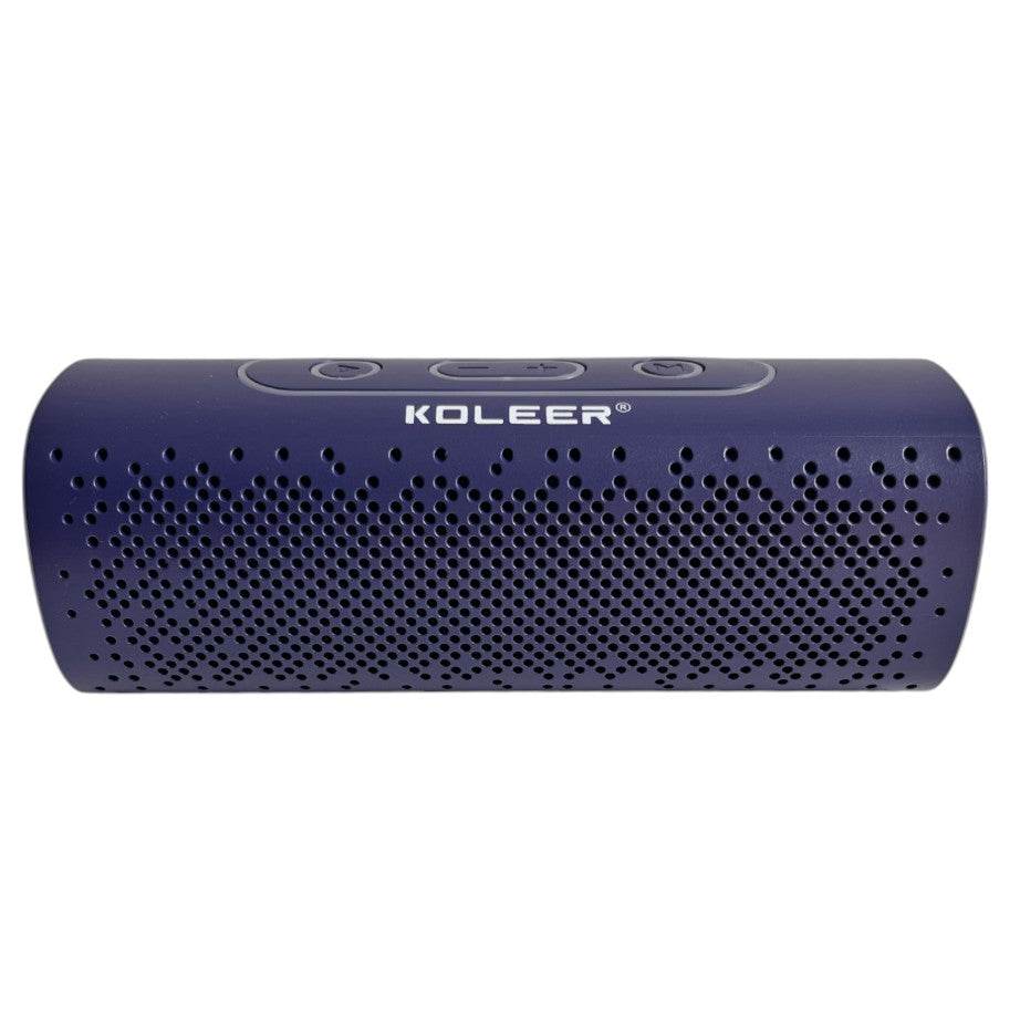 Parlante Bluetooth Koleer S819 Portátil 10W con Luces LED diseño metálico