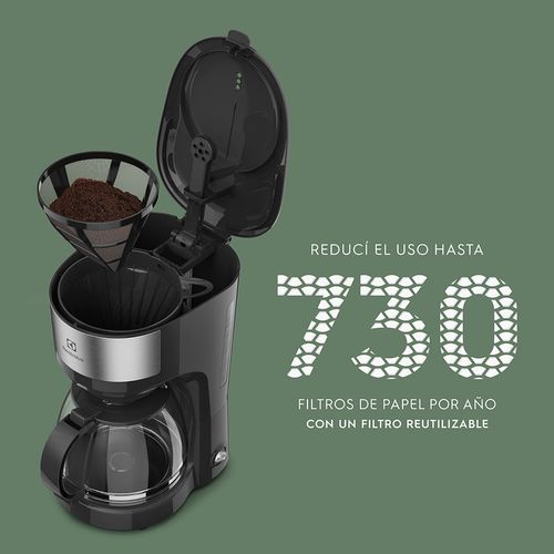 Cafetera  Efficient  800W Negro Electrolux