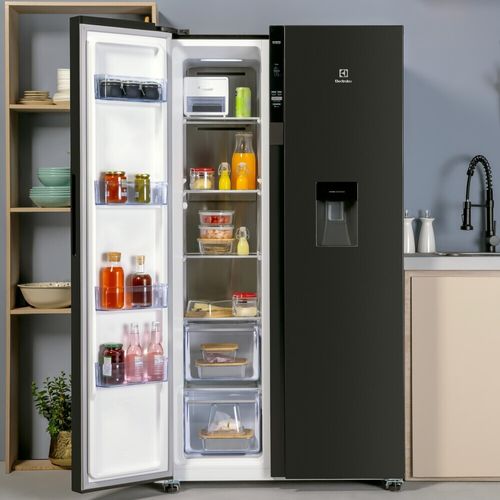 Nevecón ELECTROLUX Side by Side 528 Litros Brutos ERSA53K3HVB Negro