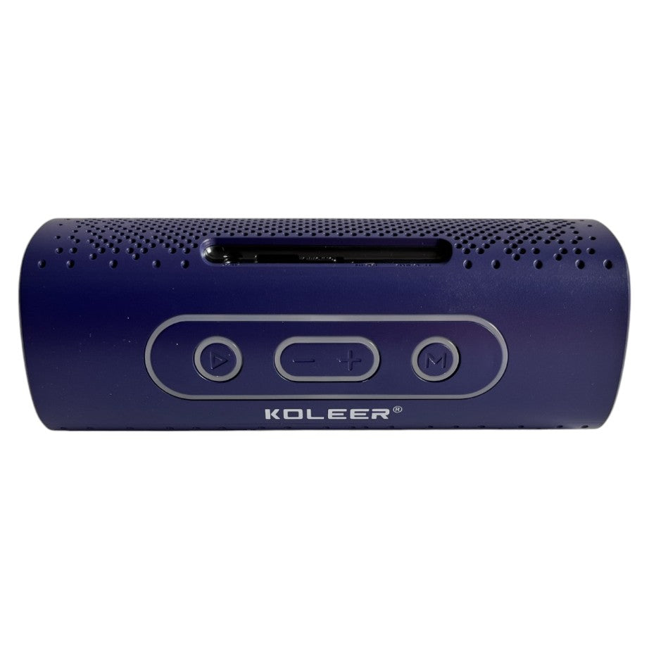Parlante Bluetooth Koleer S819 Portátil 10W con Luces LED diseño metálico