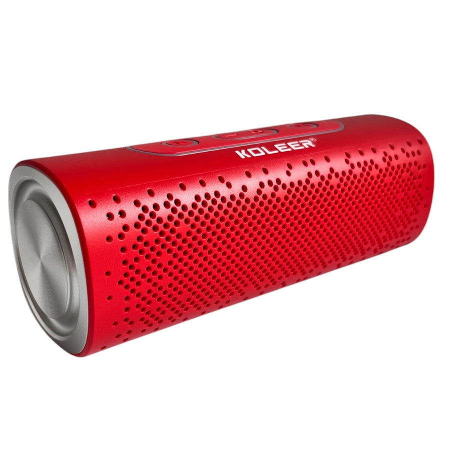 Parlante Bluetooth Koleer S819 Portátil 10W con Luces LED diseño metálico