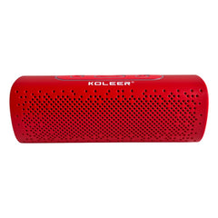 Parlante Bluetooth Koleer S819 Portátil 10W con Luces LED diseño metálico
