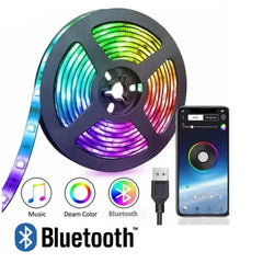 Cinta led RGB 5 metros con bluetooth y control