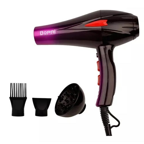 Secador de Cabello Bopai 4000W con difusor y boquillas peine