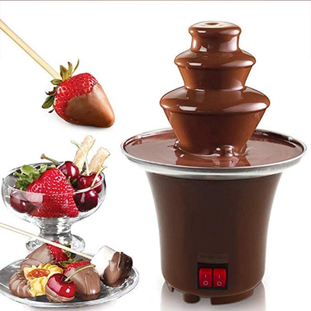 Fuente de chocolate fondue