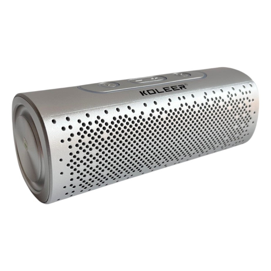 Parlante Bluetooth Koleer S819 Portátil 10W con Luces LED diseño metálico
