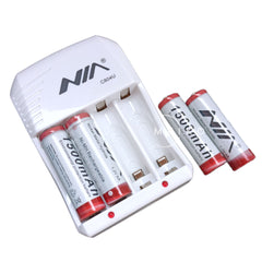 Kit de pilas y cargador AA de 1500mAh NIA