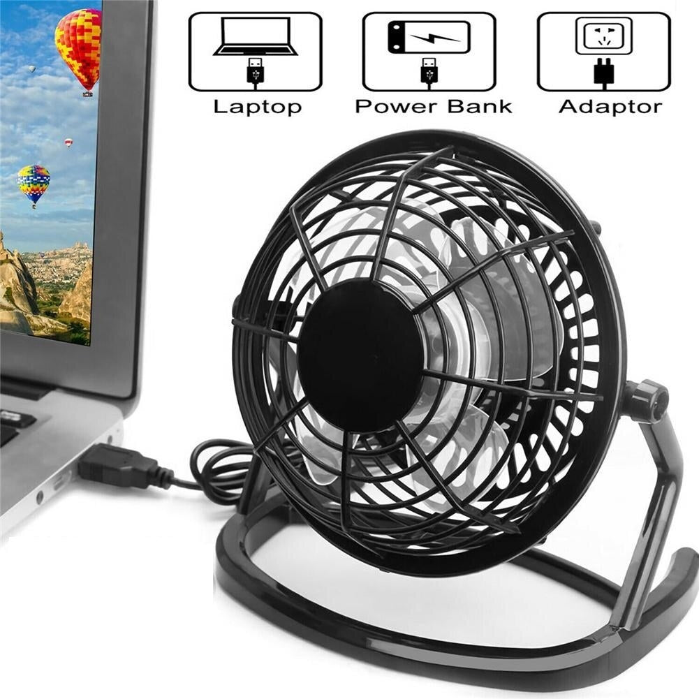 Mini ventilador USB para escritorio carro o habitación