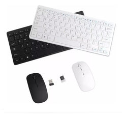 Teclado y mouse inalámbrico pequeño portátil k-03