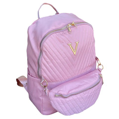 Morral femenino V + Riñonera 2 bolsillos