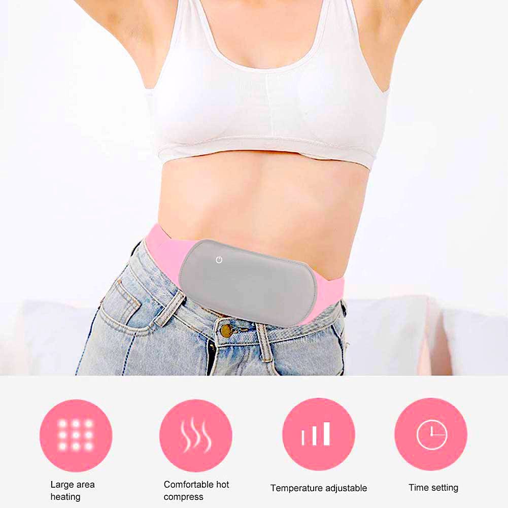 Cinturón eléctrico para cólicos y dolores con calor y vibración ...