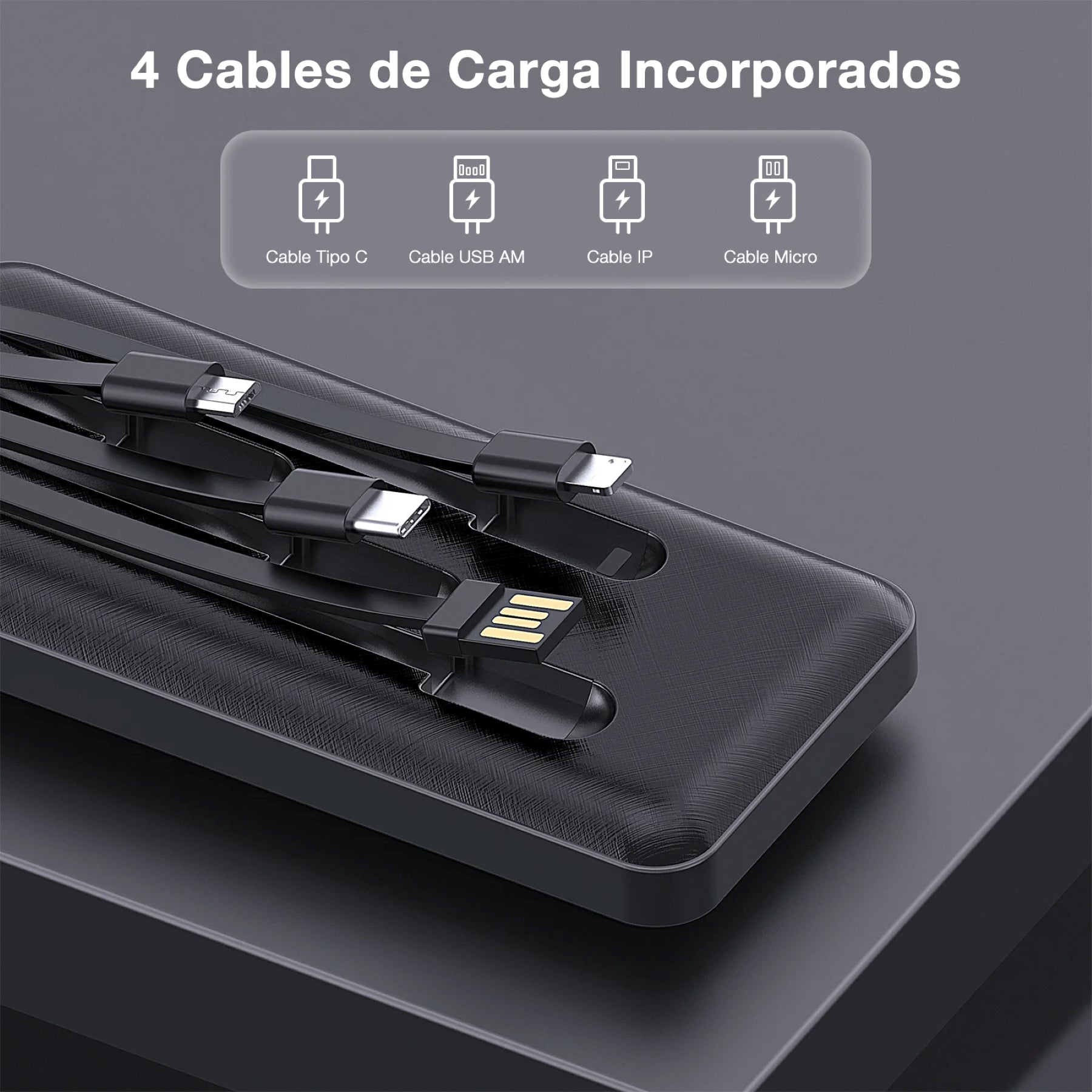 1Hora Power Bank 10000mAh GAR148 Negro