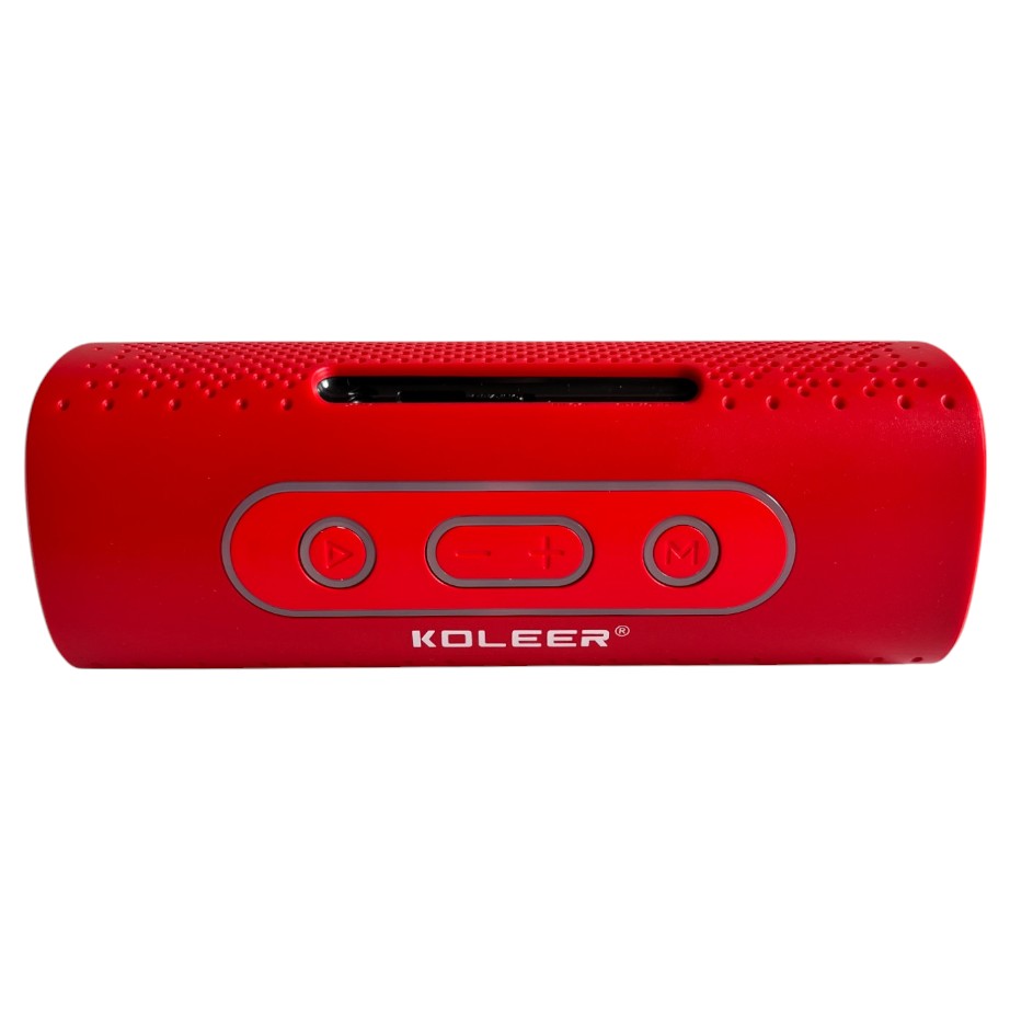 Parlante Bluetooth Koleer S819 Portátil 10W con Luces LED diseño metálico