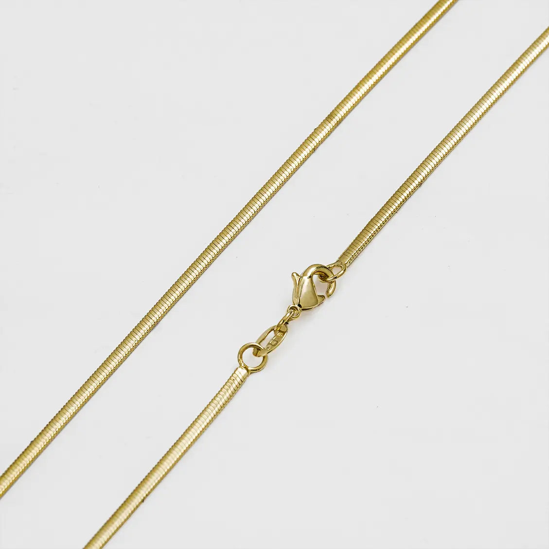 Cadena oro laminado 18K tejido Serpiente 65 cm Ref 43833