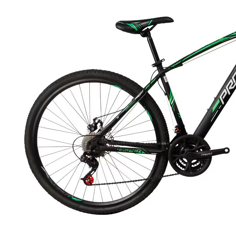 Bicicleta Profit Aspen 8 Velocidades Rin 29 Color Negro/verde Tamaño Del Marco M