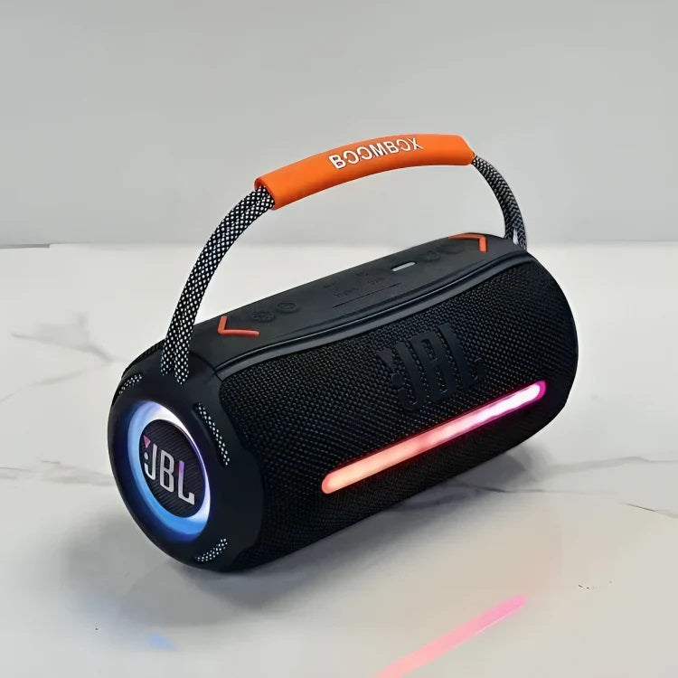 Parlante bluetooth Boombox 360  40W Luces LED y Correa