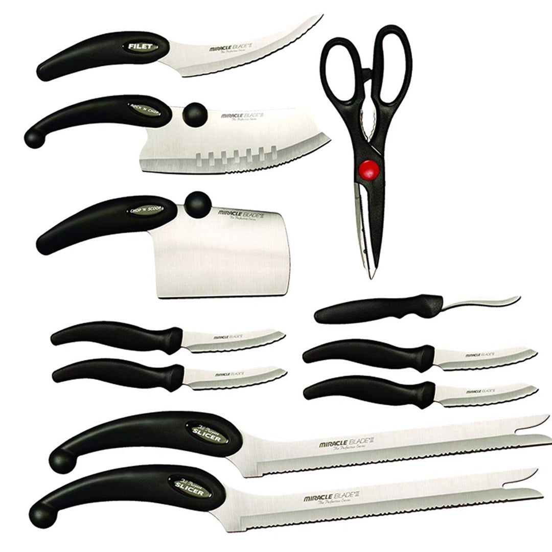 Set de 13 cuchillos profesionales acero inoxidable