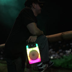 Parlante Portátil KTS-1919 4" Bluetooth con Luces LED y Función TWS