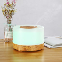 Humidificador difusor de aire con luces led control remoto y esencia