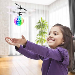 Drone juguete con luces bola voladora para niños y niñas