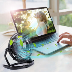 Mini ventilador USB para escritorio carro o habitación