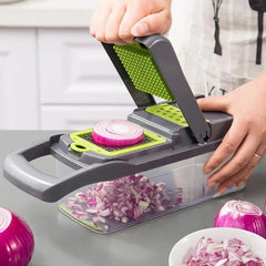 Picador Multifuncional Rallado de Verduras y Frutas 16 en 1 + accesorios