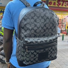 Morral de hombre grande Coach cuerina importado