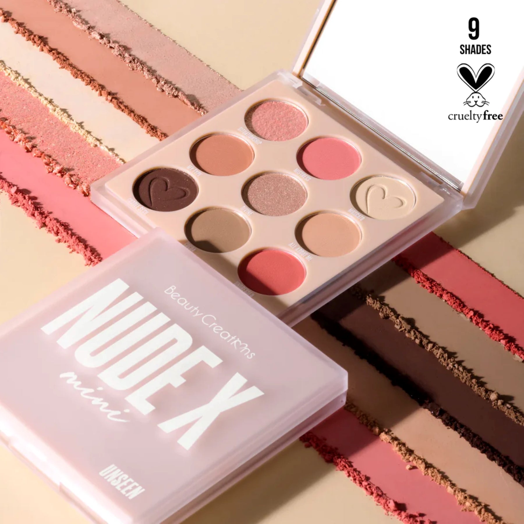 Paleta De Sombras Beauty Creations Nudex Mini - Unseen