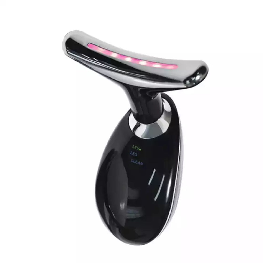 Masajeador eléctrico reductor de arrugas y papada Negro