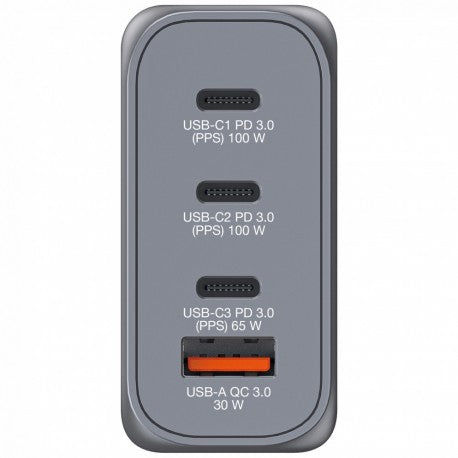 Cargador de pared GaN de 100 W de 4 Puertos