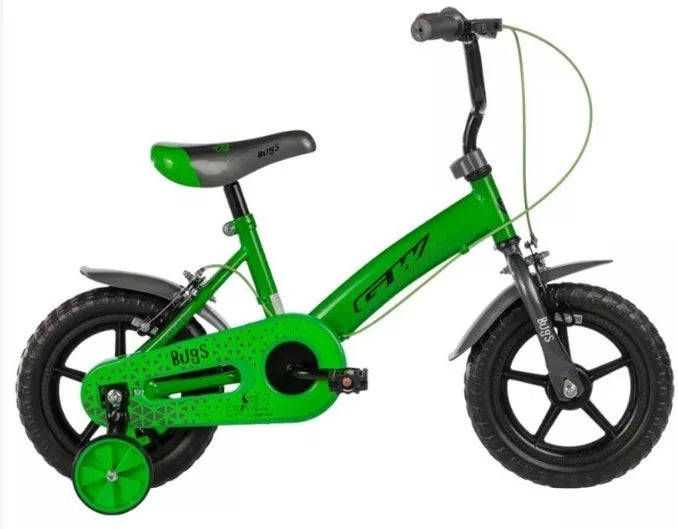 Bicicleta Gw Bugs Con Auxiliares Rin 12 Niñas Niños