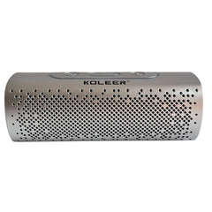 Parlante Bluetooth Koleer S819 Portátil 10W con Luces LED diseño metálico