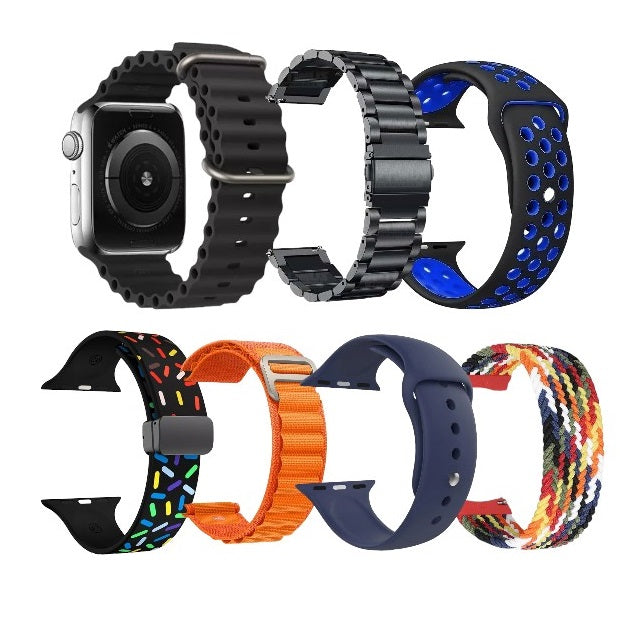 Combo I20 Ultra Max Smart Watch + 1 Audifonos Inalambricos + 7 pulsos