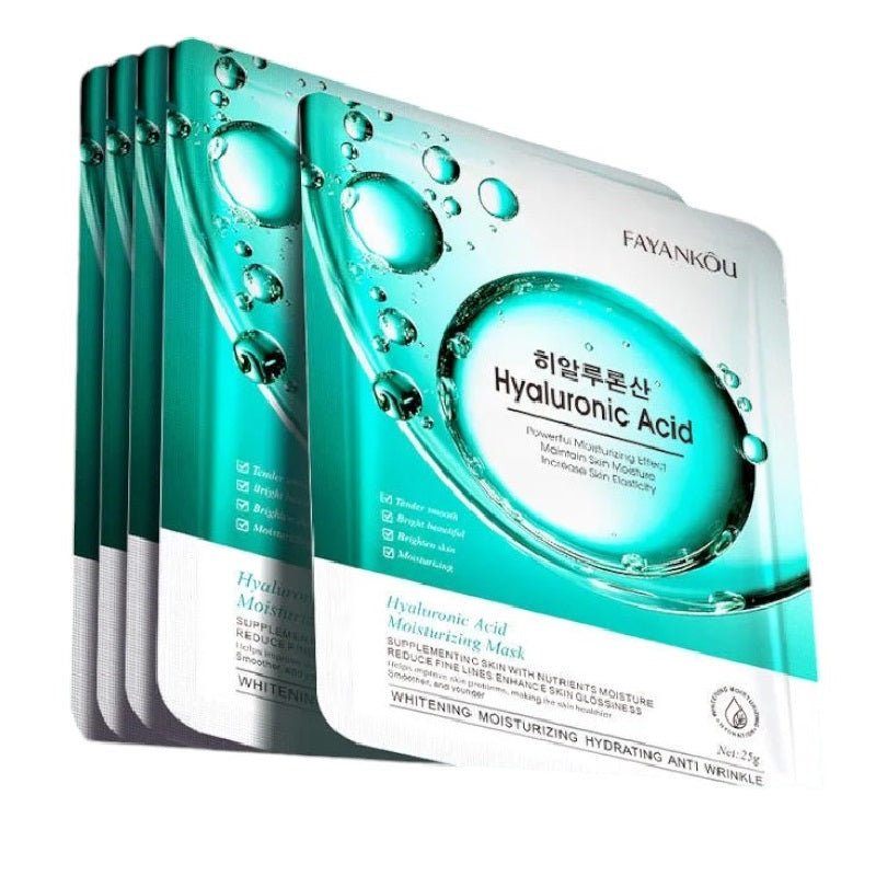 Mascarilla facial de ácido Hialurónico x3 sobres 25gr