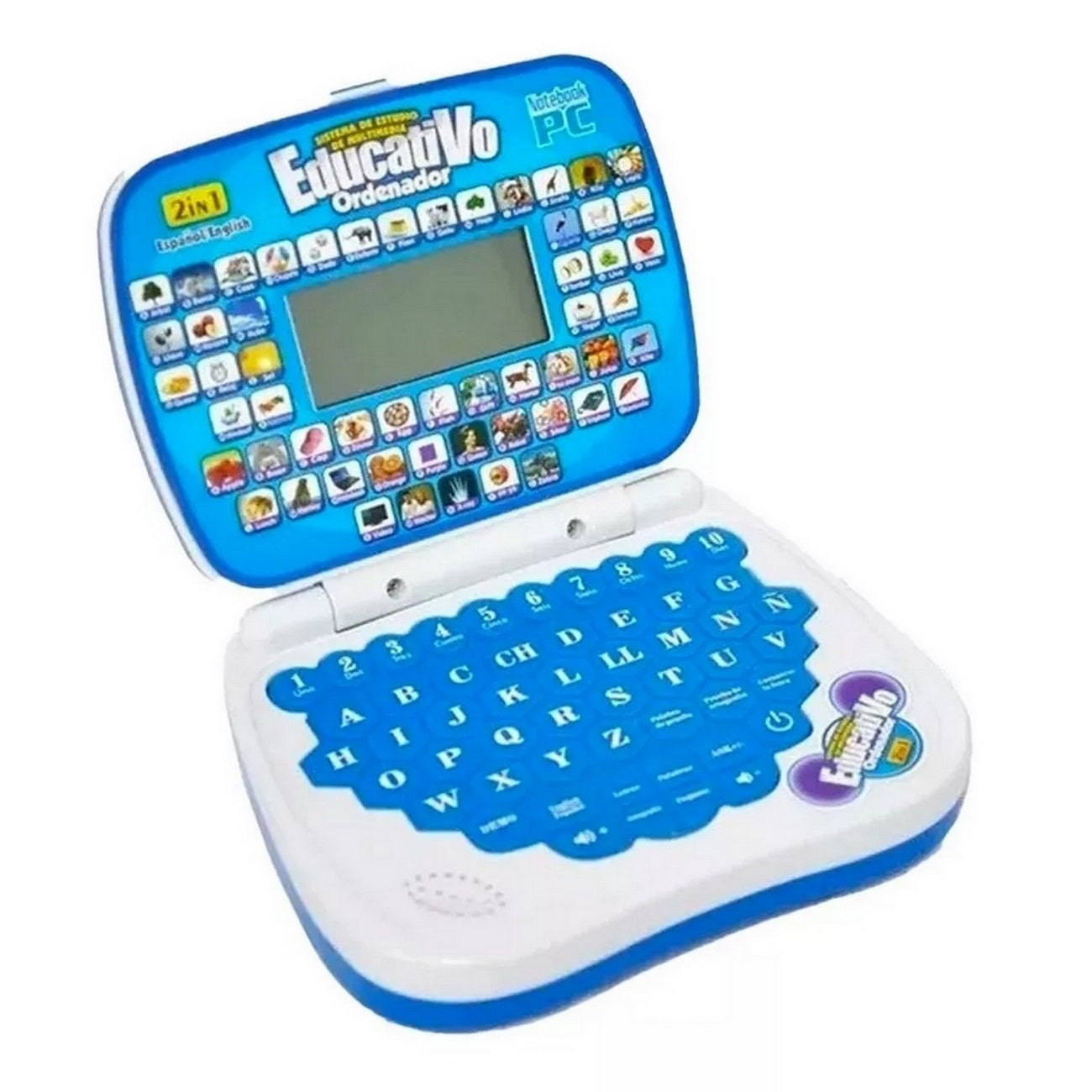 Computador Didáctico Mini Laptop Educativo Inglés y Español