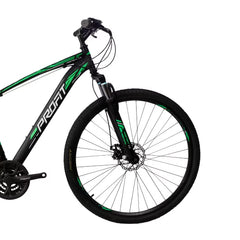 Bicicleta Profit Aspen 8 Velocidades Rin 29 Color Negro/verde Tamaño Del Marco M