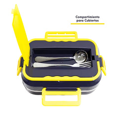 Lonchera Eléctrica Para Carro Y Oficina Porta Comida 110V12V