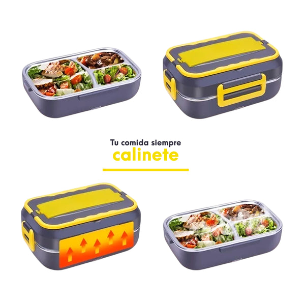 Lonchera Eléctrica Para Carro Y Oficina Porta Comida 110V12V