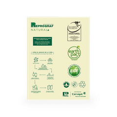 Resma de 520 hojas naturales Reprograf carta 72 gr