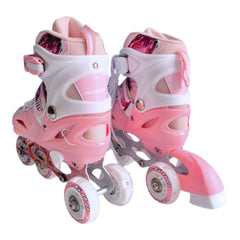 Patines en línea con luces para principiantes Lg03A con llantas traseras kit completo