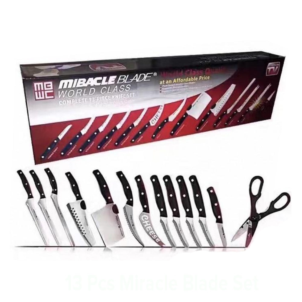 Set de 13 cuchillos profesionales acero inoxidable