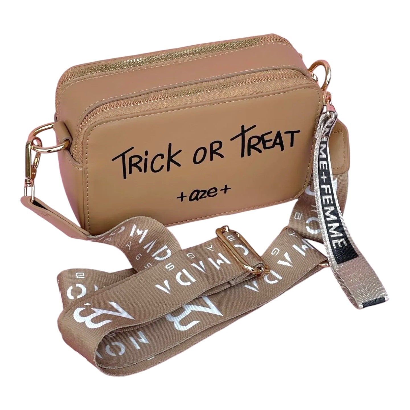 Bolso de dama manos libres Trick or Treat con correa manos libres