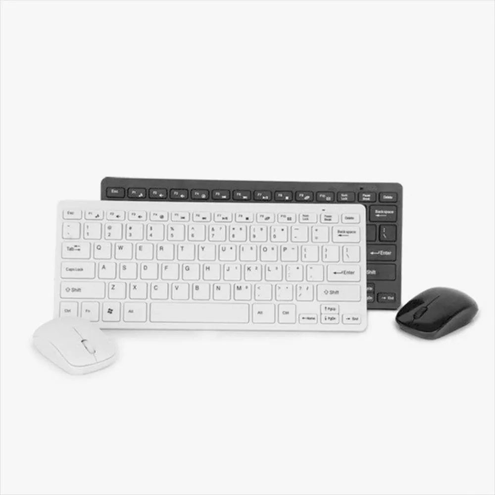 Teclado y mouse inalámbrico pequeño portátil k-03